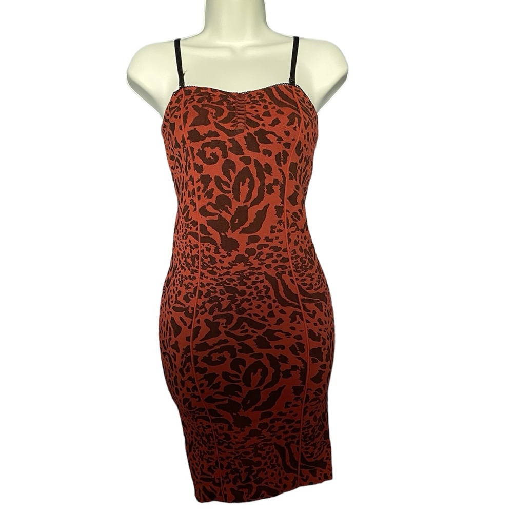 Free People Intimately leopard print body con dress